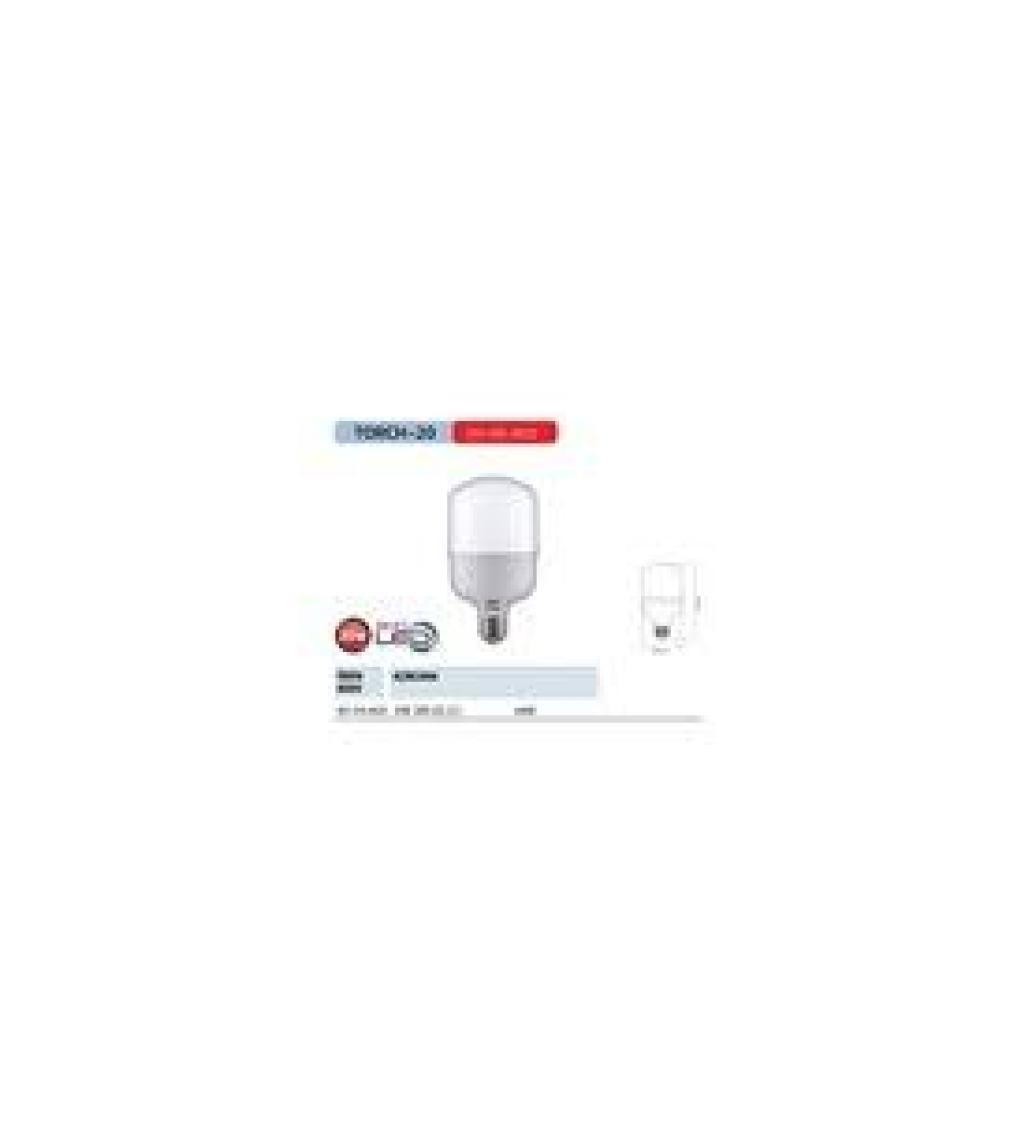 Horoz Torch-20 20 Watt 1500 Lumen 6400 Kelvın Beyaz Işık E-27 Silindir Tip Led Ampul 20W