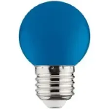Horoz Rainbow 1W E27 Duy LED Ampül Mavi