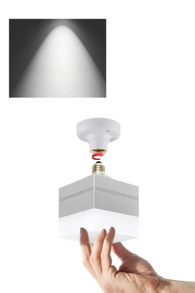 ZMR Zmr 117/G 20W Kare LED Ampul 6500K Beyaz Işık Jumbo Torch Lamba