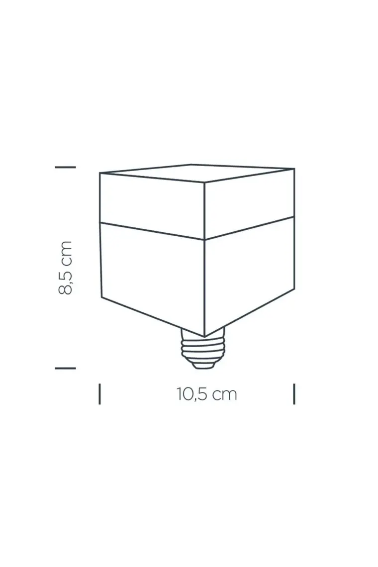 ZMR Zmr 117/G 20W Kare LED Ampul 6500K Beyaz Işık Jumbo Torch Lamba