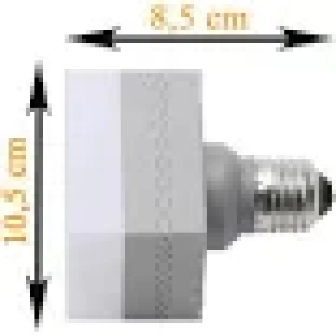 ZMR Zmr 117/G 20W Kare LED Ampul 6500K Beyaz Işık Jumbo Torch Lamba