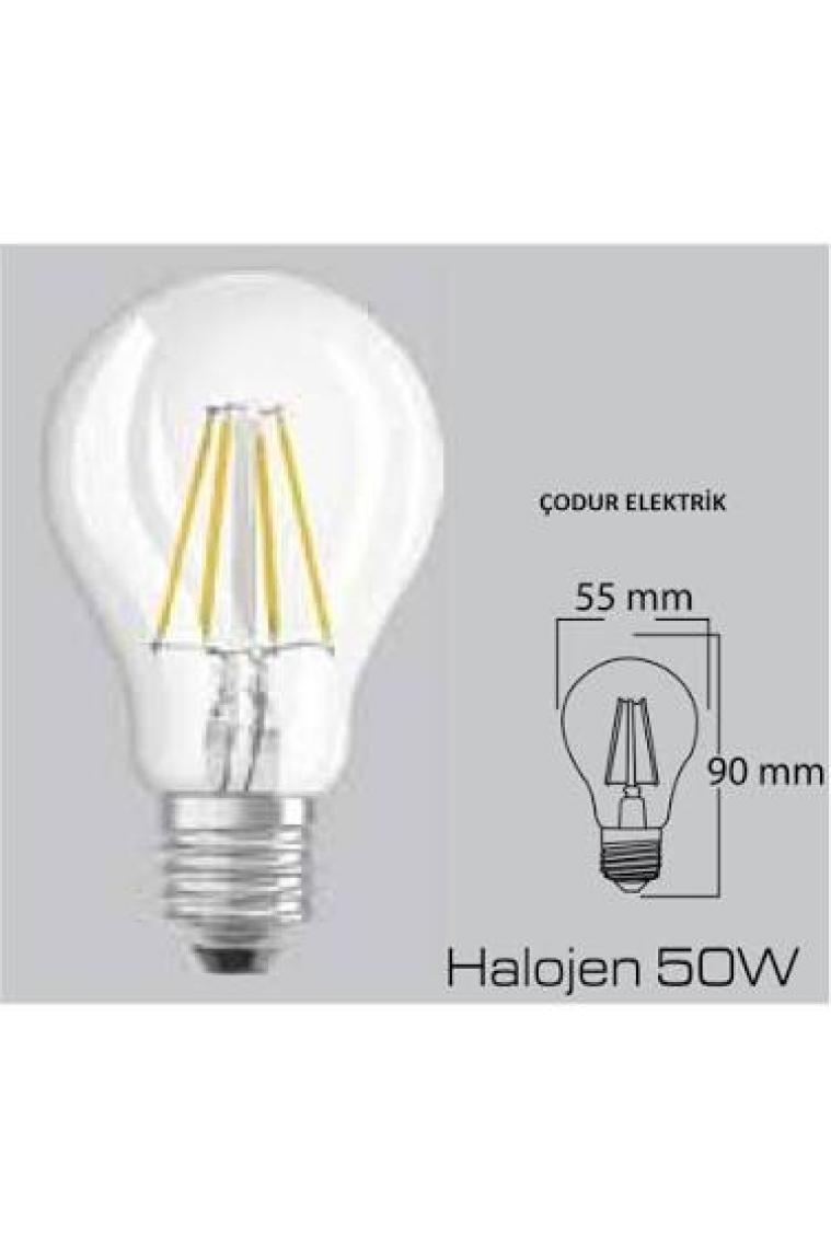Osaka Light 6Watt-50watt  Led Flamanlı Ampül A-60 Günışığı