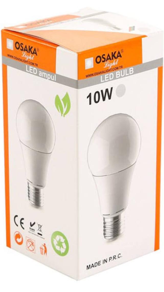Osakalight 10W-75watt Led Ampul - Beyaz Işık