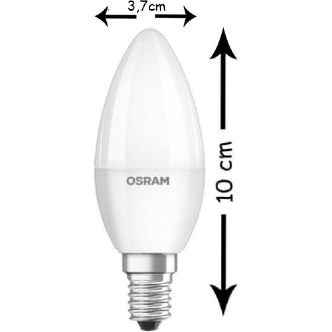 Osram Led Value 4,9W Beyaz Işık E-14 470lm Ampul