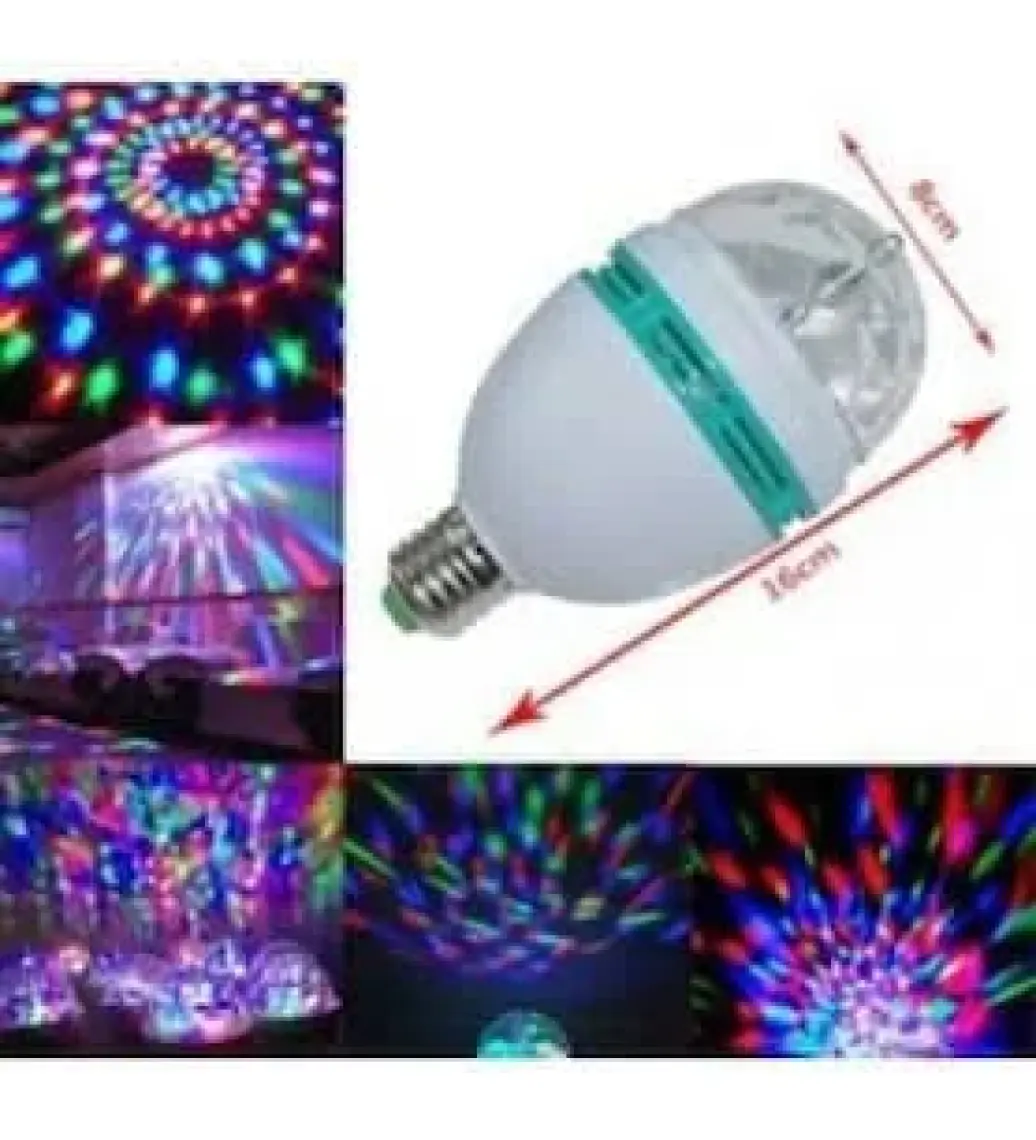 Kenstar 3 Watt Rgb 360 Derece Dönen LED Disko Topu