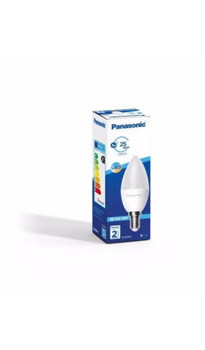Panasonic 5W E-14 Duylu 6500Kelvin Beyaz Işık Led Ampul