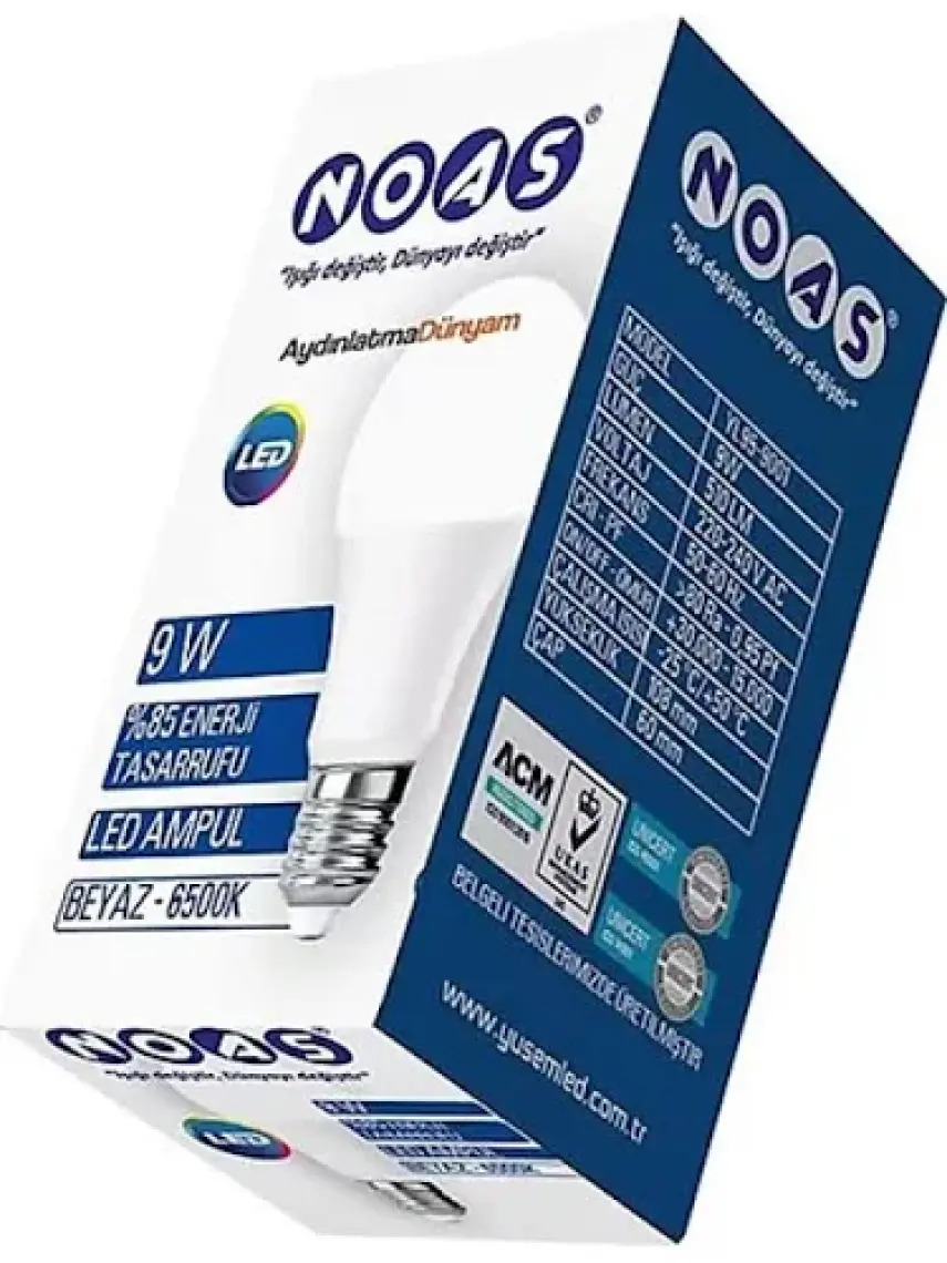 Noas 9w Led Ampul