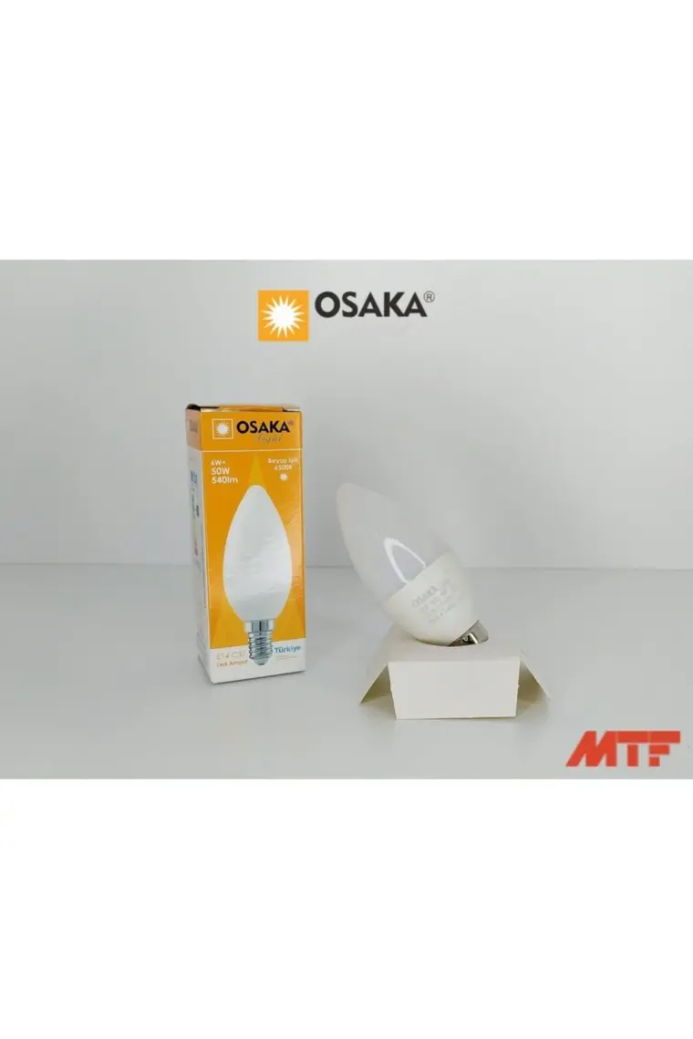 Osakalight 6W-50watt  Led E14 Buji  Ampul - Beyaz