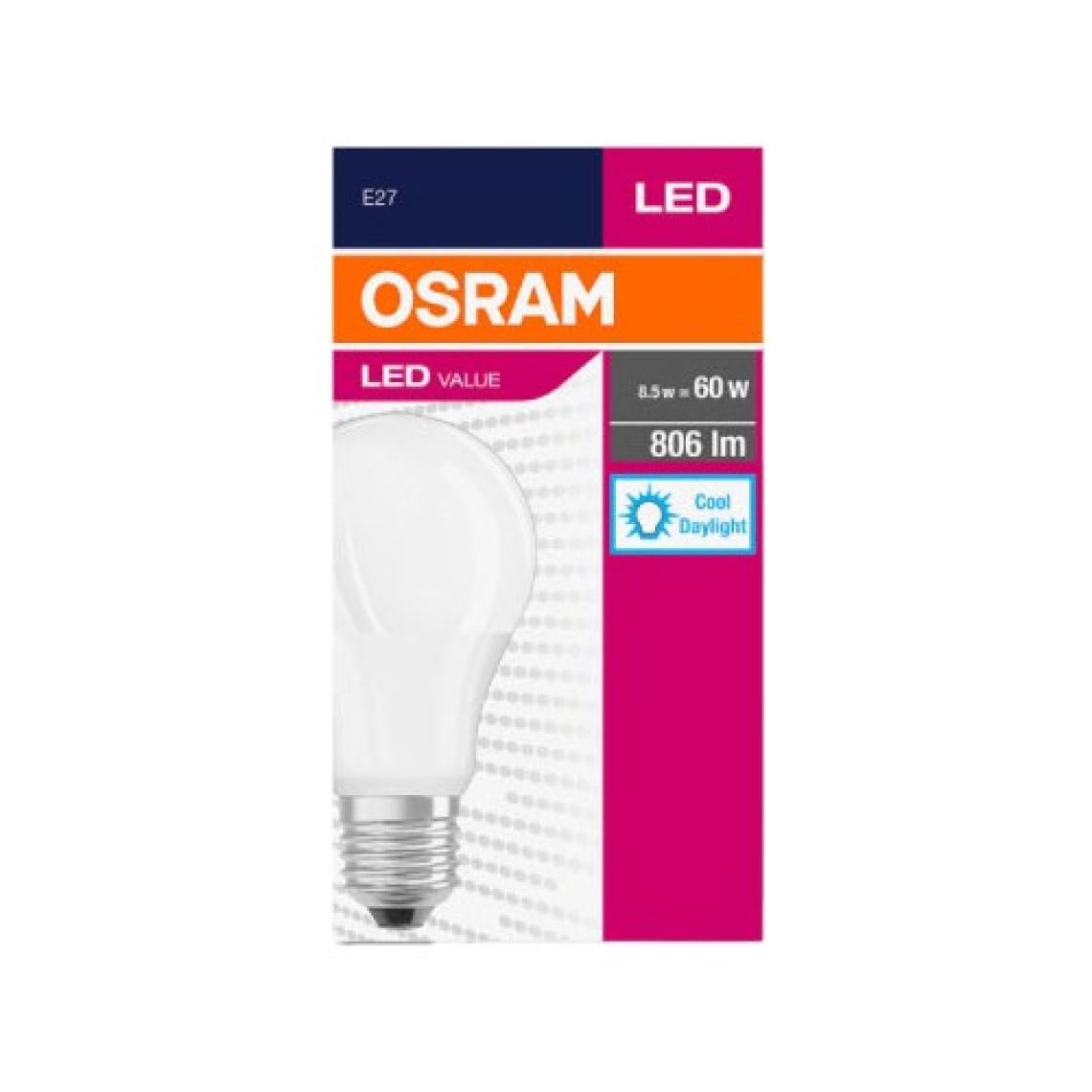 Osram Value Classic 8.5 W E27 Beyaz Işık Led Ampul