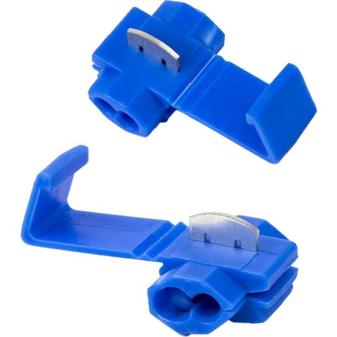 Oto Aksesuarcım Hızlı Kablo Ekleme Aparatı Konnektör Klips Klemens Mavi 25 Adet