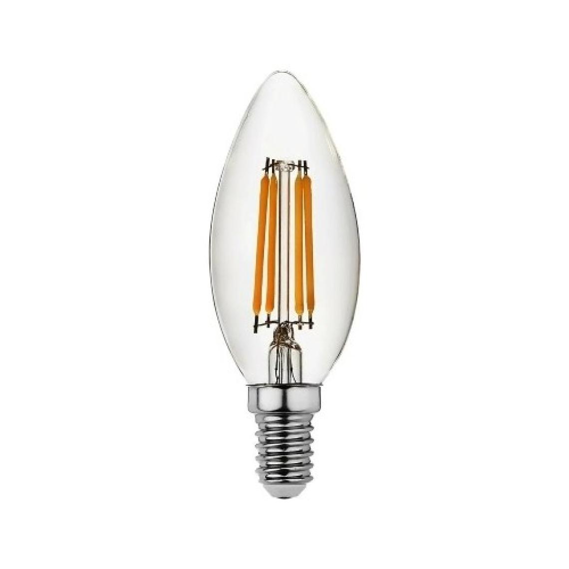 Orbus Dekoratif Rustik Mum Ampul E-14 Şeffaf 4 W