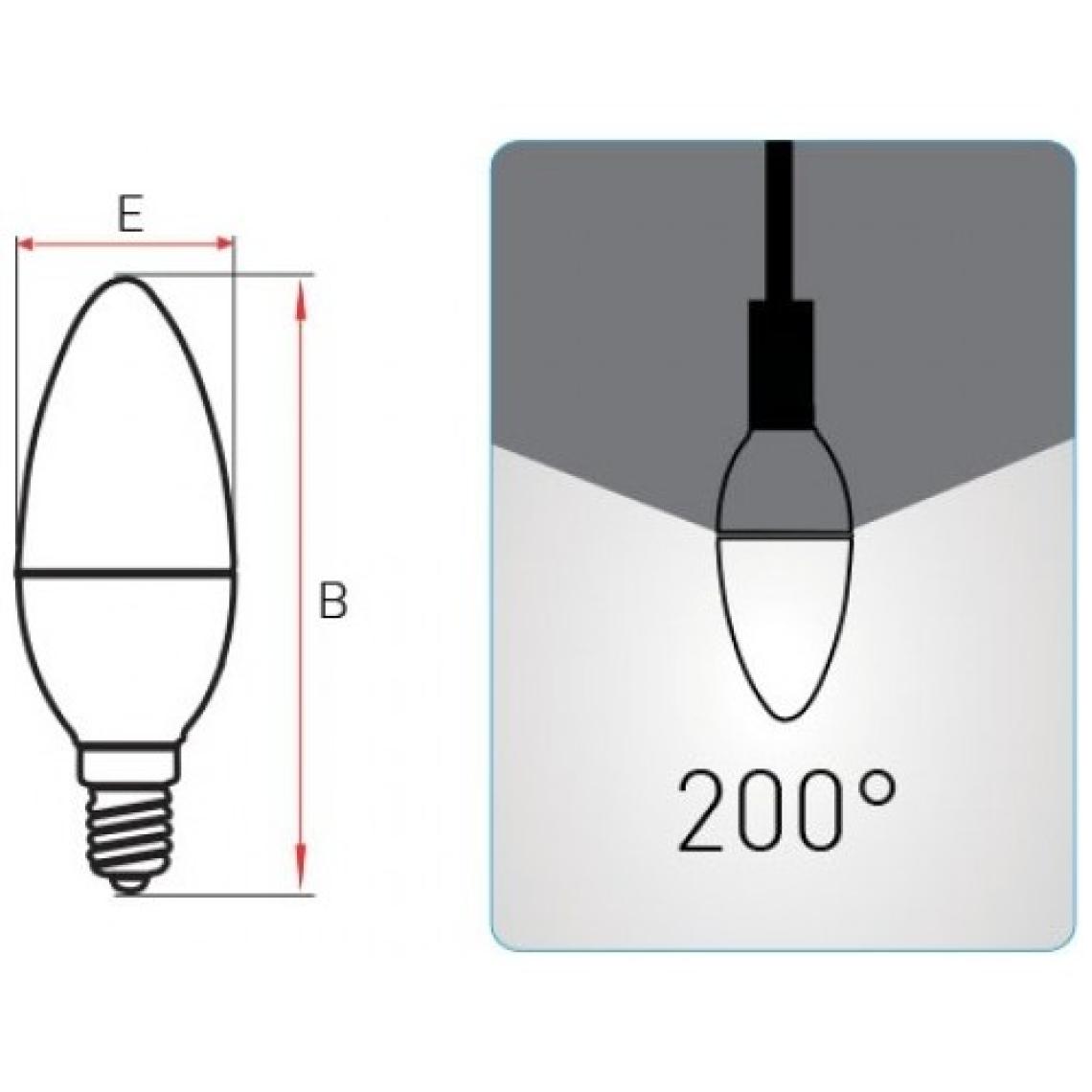 Panasonic E14 LED Ampul 3W 270LM 2700K Günışığı - 10'lu Paket