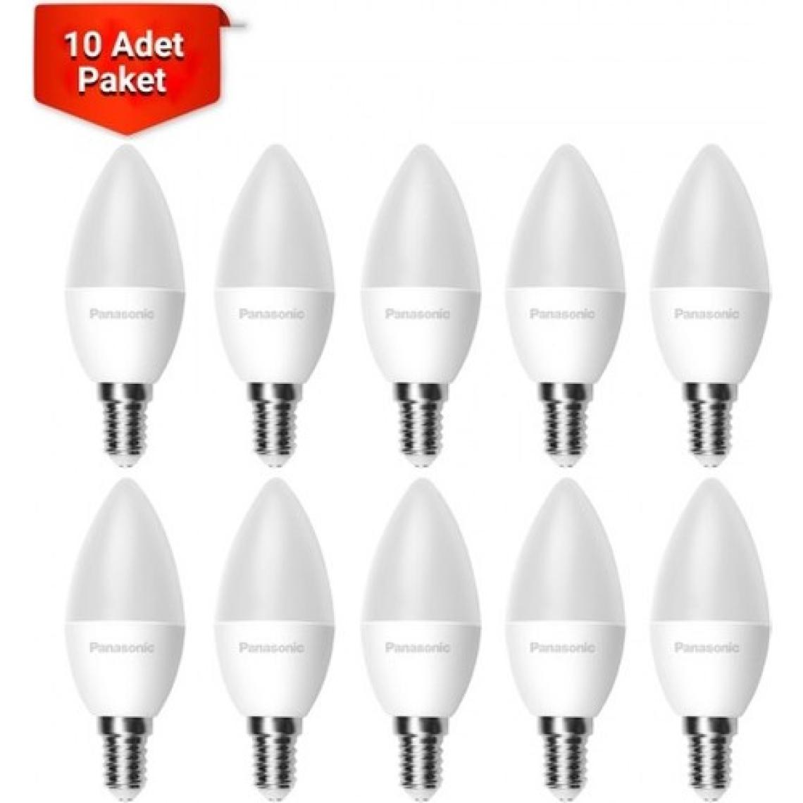 Panasonic E14 LED Ampul 3W 270LM 2700K Günışığı - 10'lu Paket