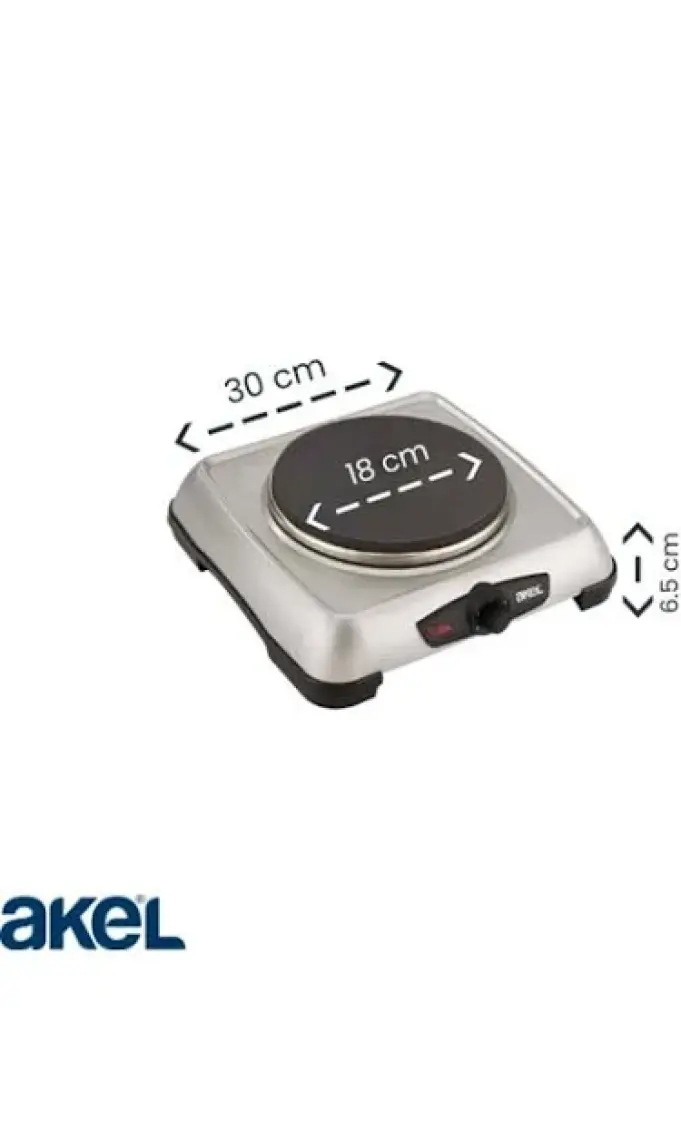 Akel AP516 Trend Orta Boy Tekli Pleyt Ocak 1500 W - Elektrikli