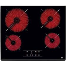 Teka - TZ 6415 - Ankastre Cam Seramik Elektrikli Ocak - 6300 W - Siyah - 60 cm - 40239040