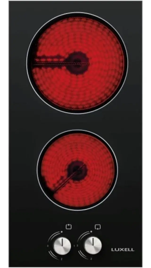 Luxell V3-02P Set Üstü Vitroseramik 2'li Elektrikli Ocak