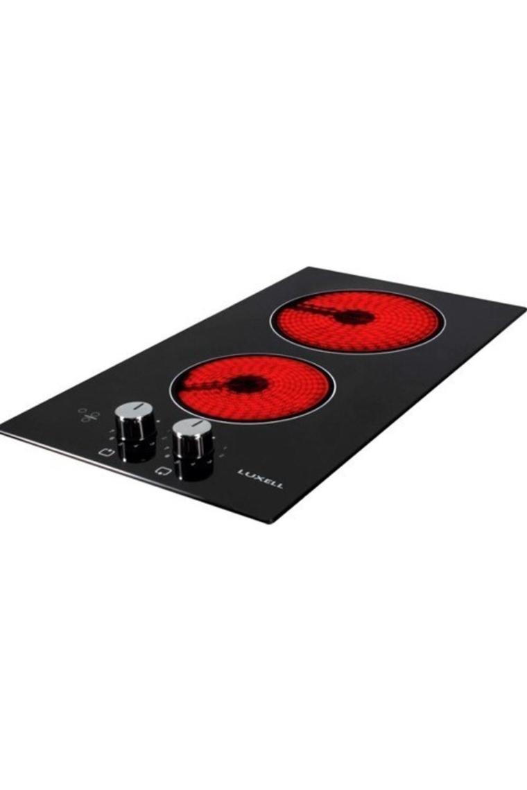Luxell V3-02P Set Üstü Vitroseramik 2'li Elektrikli Ocak