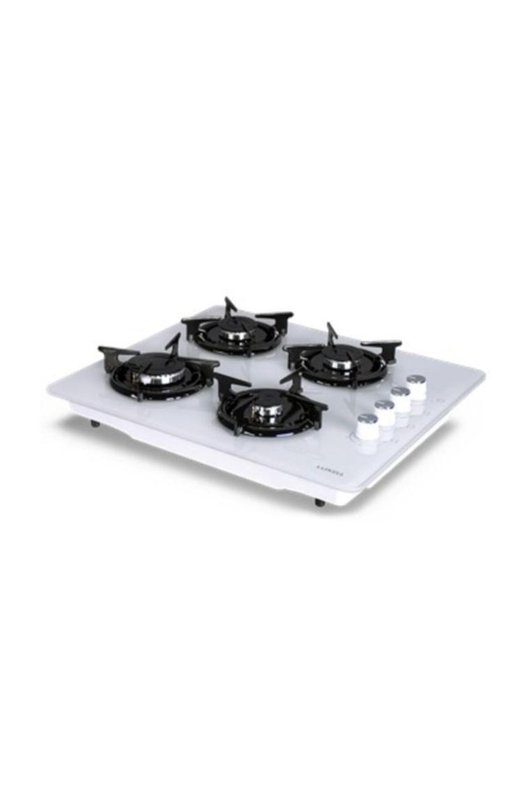 Luxell LX-40 TSHDF Doğalgazlı Beyaz Cam Set Üstü Ocak