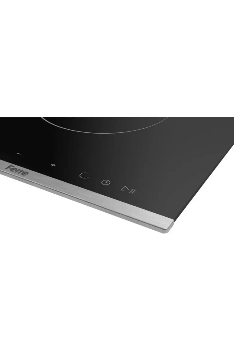 Ferre Ms231 2'li Vitroseramik Siyah Elektrikli Ankastre Ocak 30 Cm