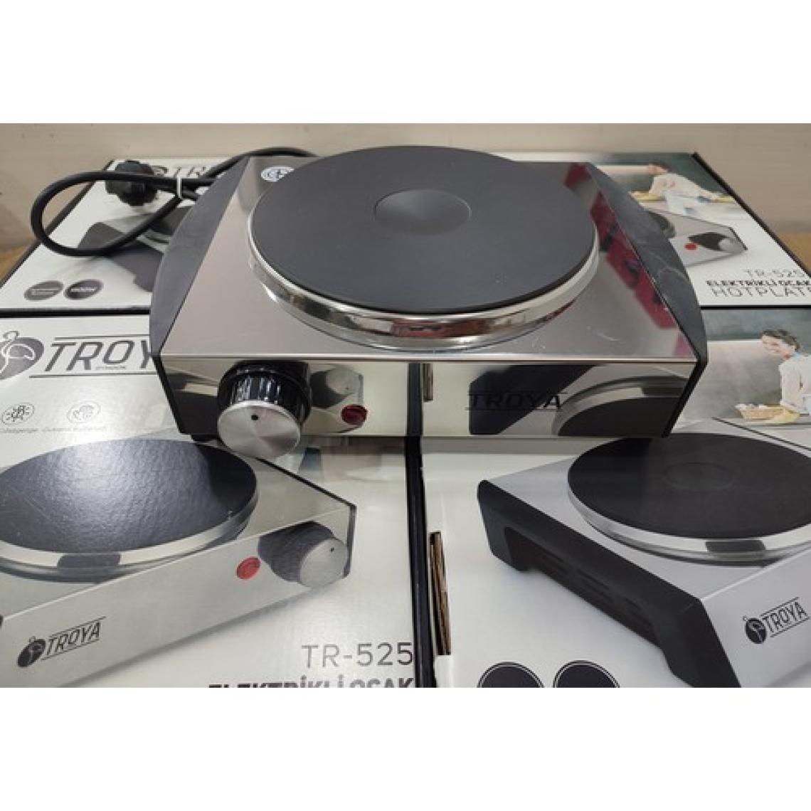 Troya By Hook TR-525 Inox 1500 Watt Elektrikli Hotplate Ocak