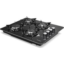 Kumtel KO-40 TSHDF Oval Kenarlı Doğalgazlı Siyah Cam Set Üstü Ocak