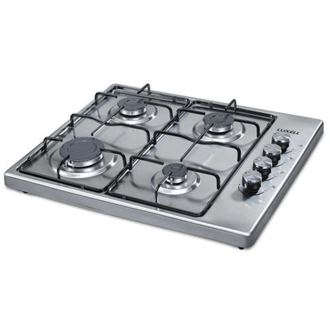 Luxell LX-420F Full Inox 4 Gözü Gazlı Setüstü Ocak-Doğalgaz