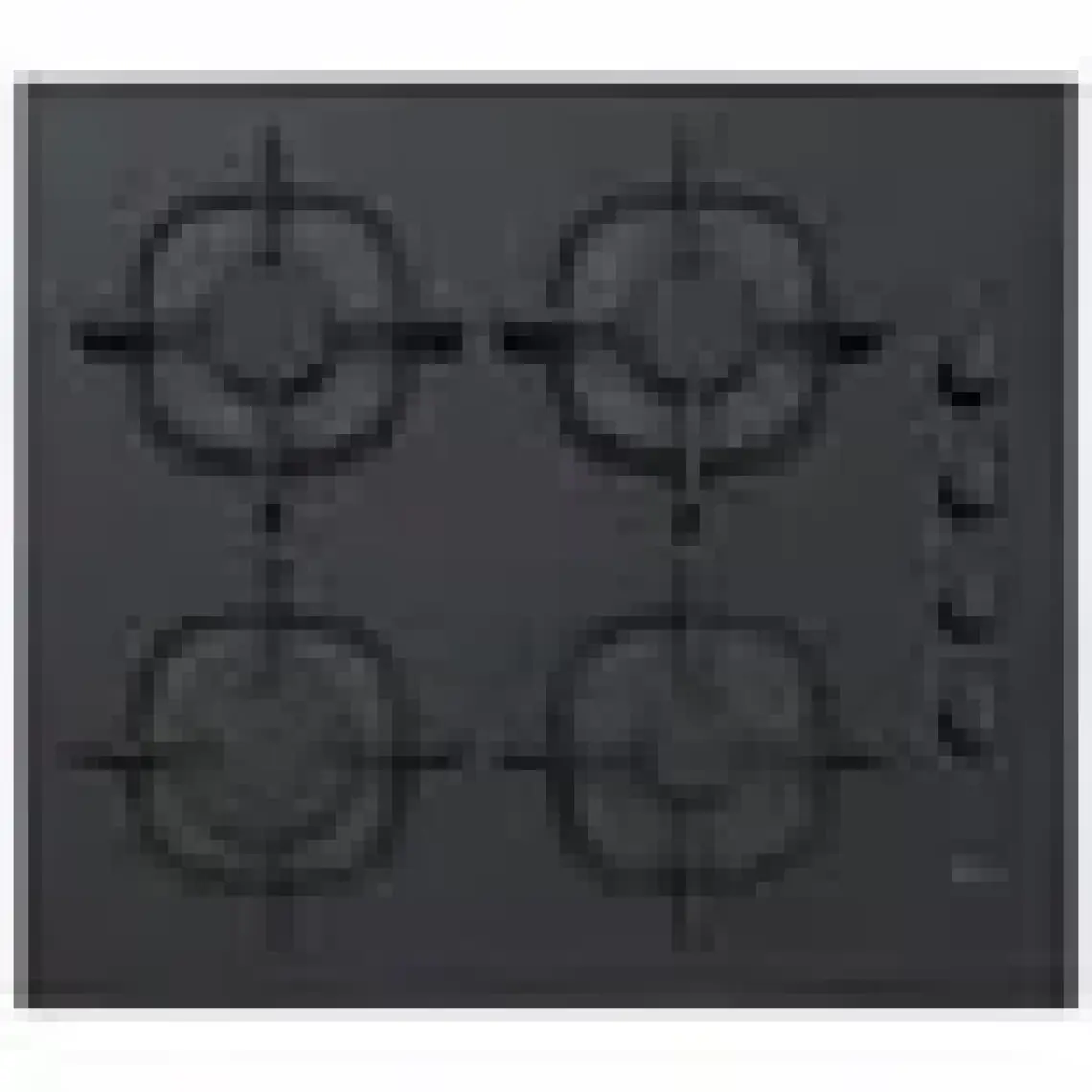 Esty ACO5360B02 Siyah Ankastre Ocak - Doğalgazlı