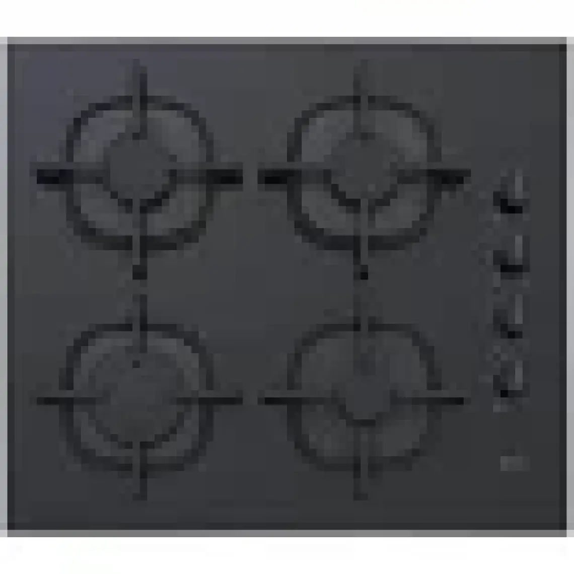 Esty ACO5360B02 Siyah Ankastre Ocak - Doğalgazlı