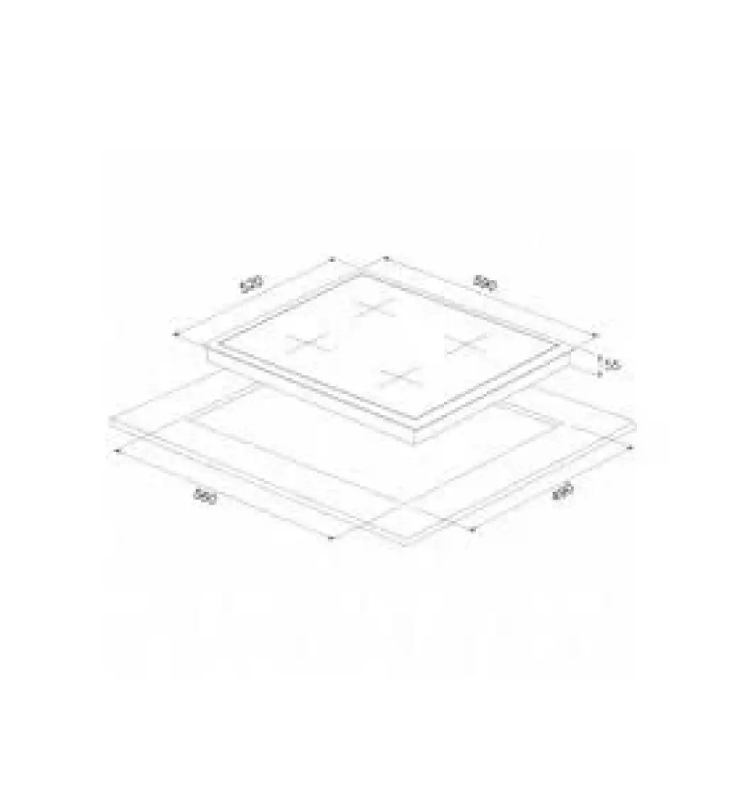 Esty ACO5360B02 Siyah Ankastre Ocak - Doğalgazlı