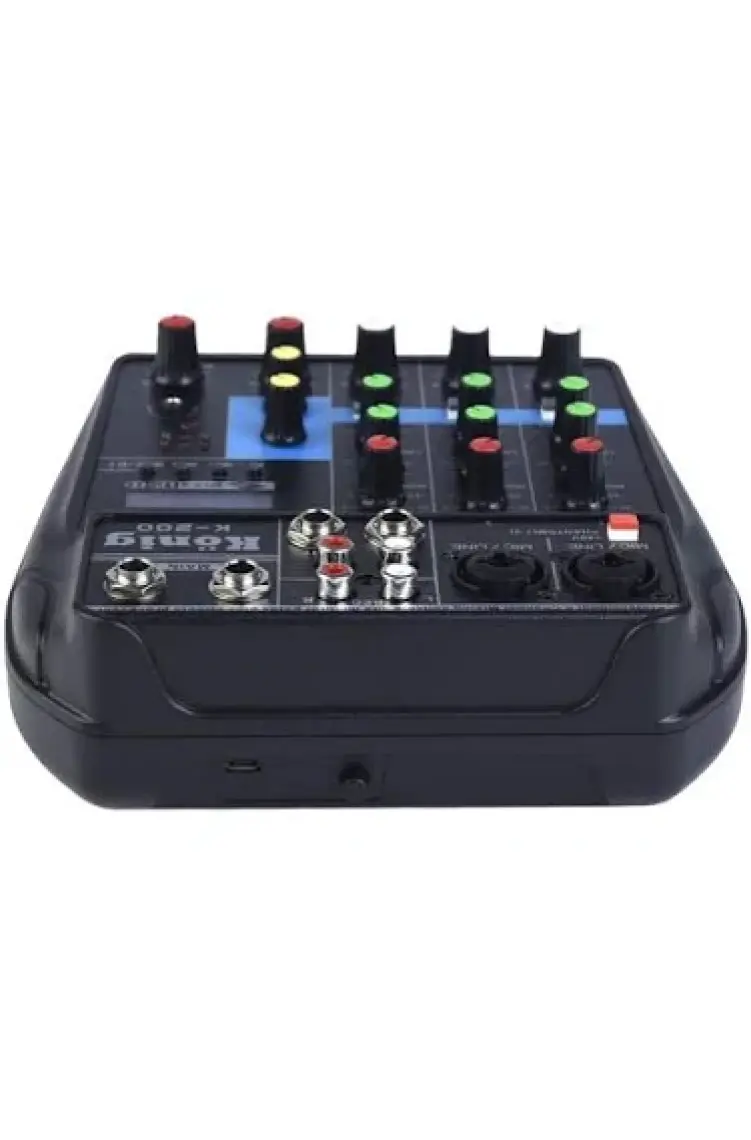 König K-200 Mikser+Ses Kartı 4kanal-Usb