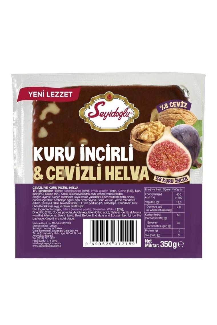 Kuru Incirli & Cevizli Helva Yaz Helvası 350 gr