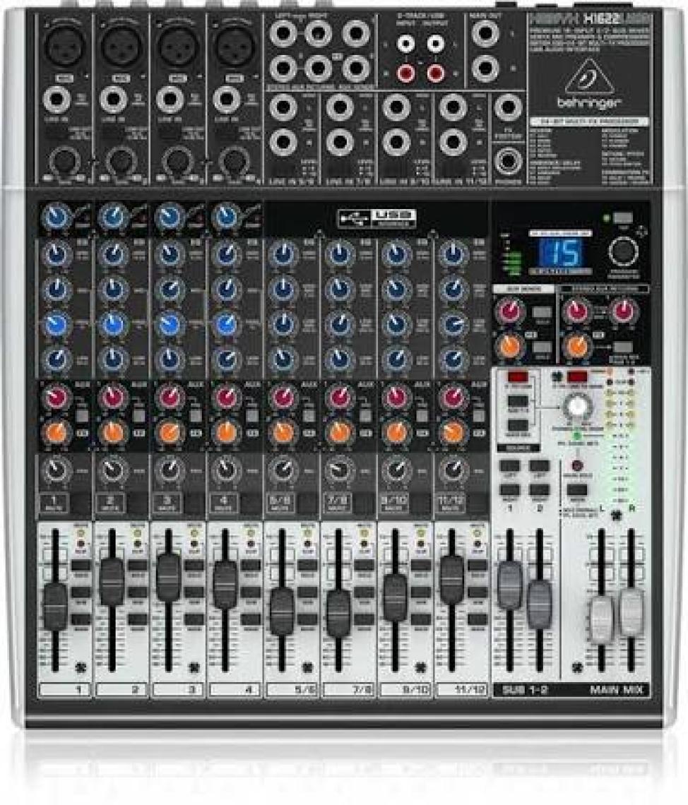 BEHRINGER X1622USB 16-Kanal 2/2-Bus Analog Mixer