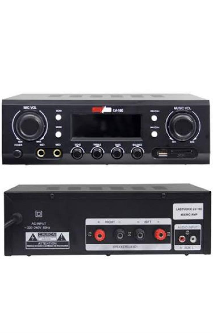 Lastvoice Lv-190 Stereo Mikser Anfi 2x200 Watt Usb Mp3 240V