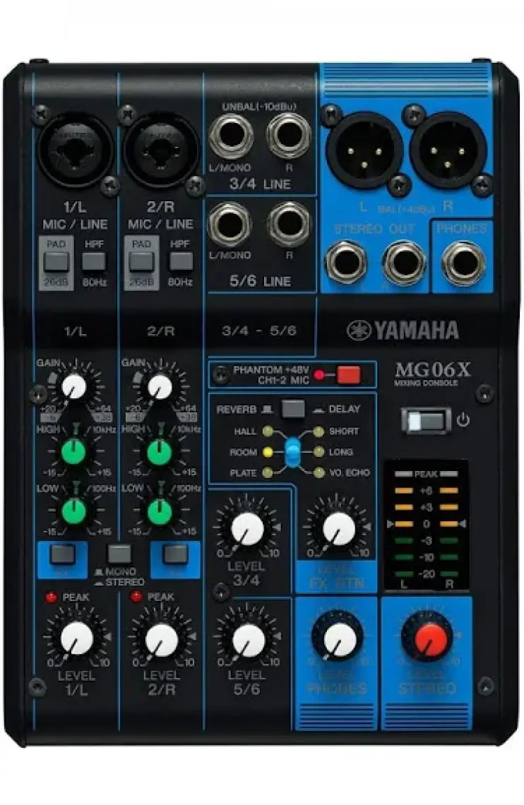 Yamaha Mg06X 6 Kanal Deck Mikser