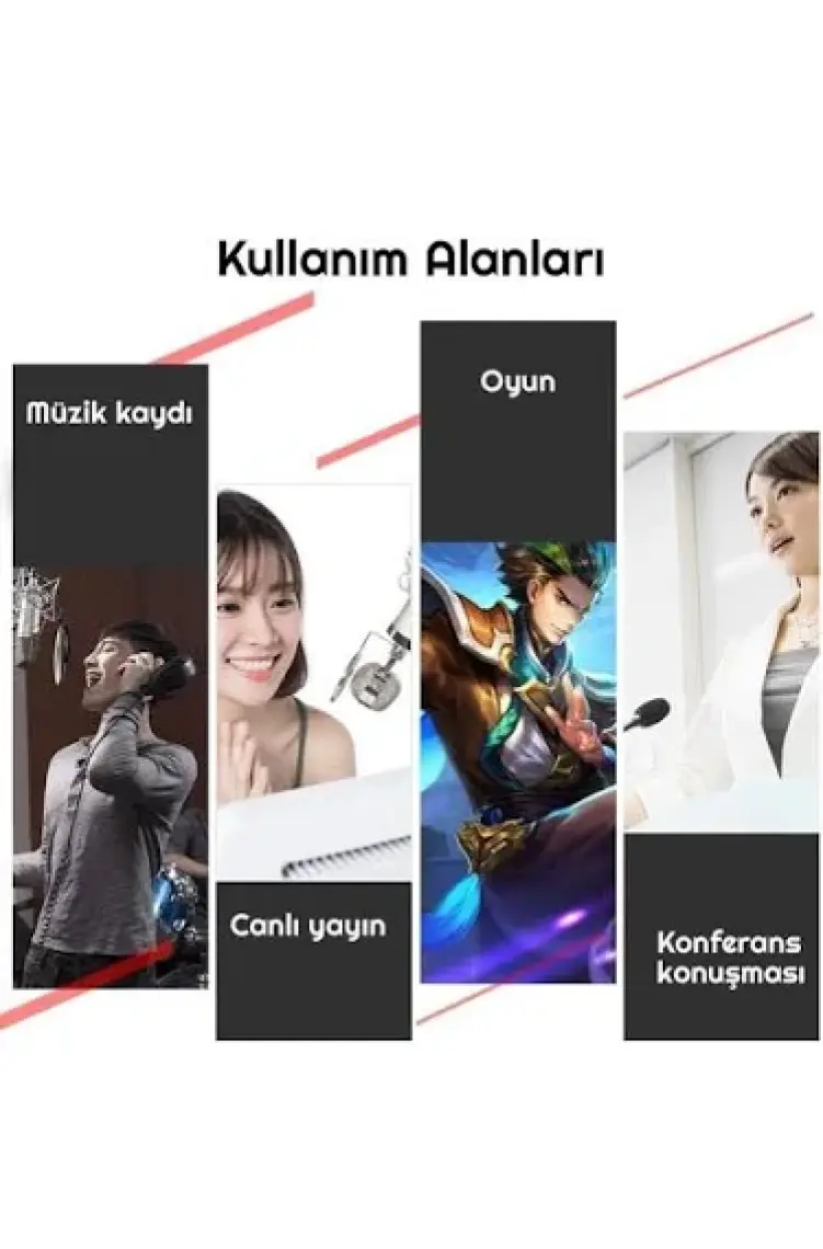 Exeo V8 Profesyonel Harici Canlı Yayın Ses Kartı Mikrofon Mikseri