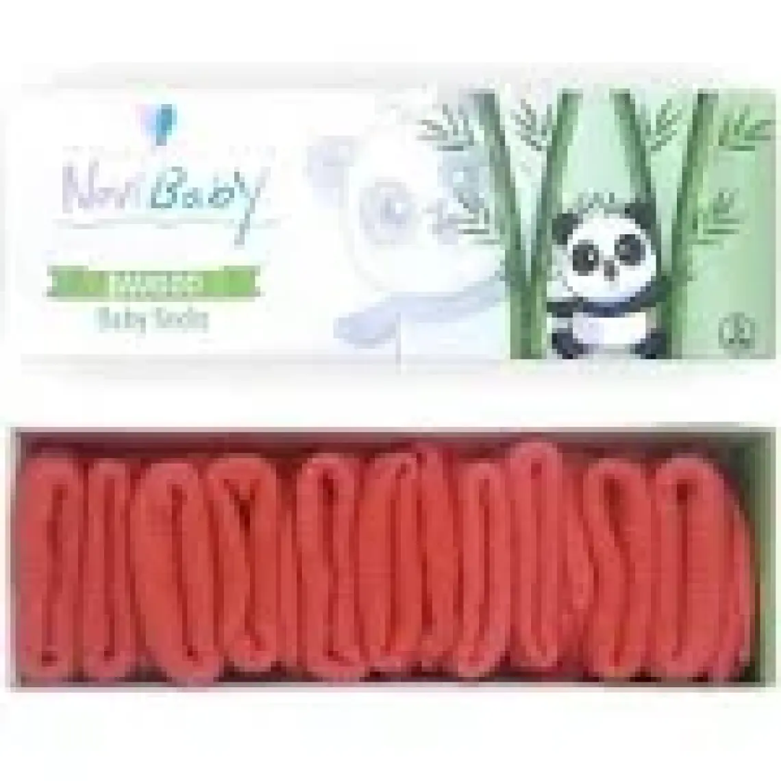 Novibaby 5'li Bambu Yenidoğan Bebek Çorabı I Orange I 0-6 Ay