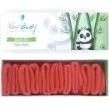 Novibaby 5'li Bambu Yenidoğan Bebek Çorabı I Orange I 0-6 Ay