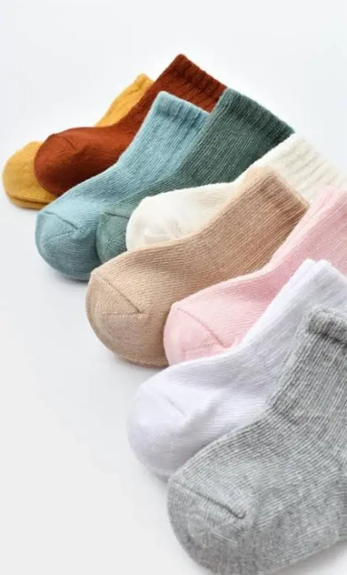 Biorganic Kaymaz Basic 3'lü Bebek Çorabı 68459