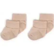 Novibaby 2'Li Bambu Bebek Çorap Beige Bej Yenidoğan