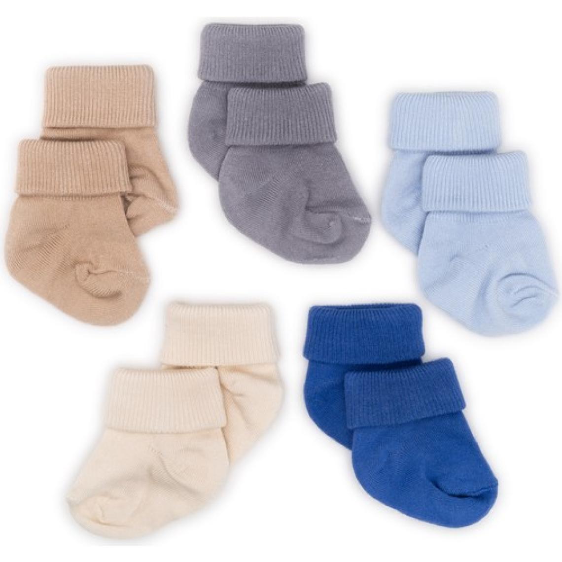 Novibaby 5'li Bambu Yenidoğan Bebek Çorabı I Winter Boy I 0-6 Ay