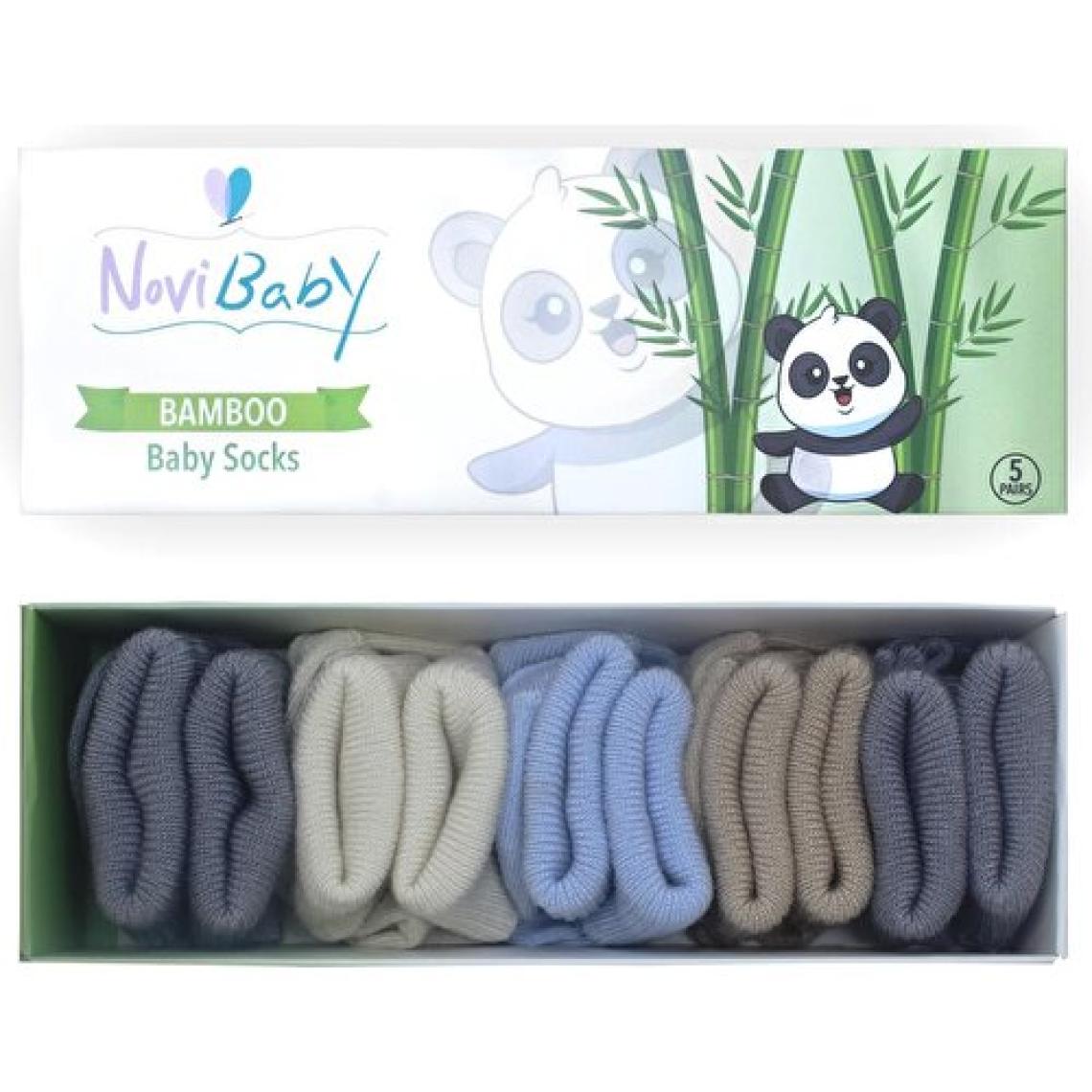 Novibaby 5'li Bambu Yenidoğan Bebek Çorabı I Baby Boy I 0-6 Ay