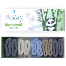 Novibaby 5'li Bambu Yenidoğan Bebek Çorabı I Baby Boy I 0-6 Ay