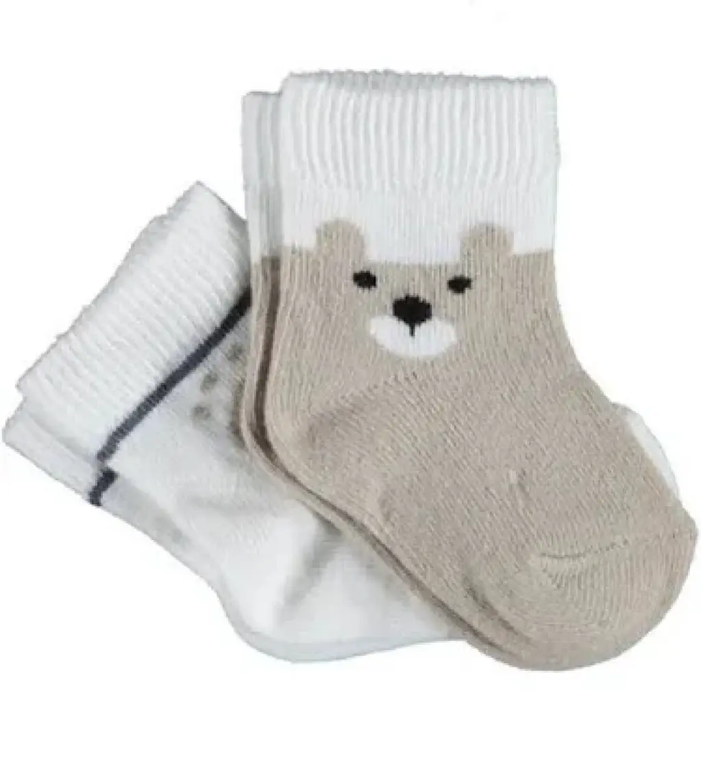 Biorganic Happy Bear 2'li Bebek Çorabı 68409