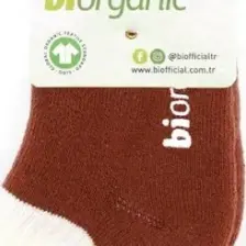 Biorganic Colurs 2'li Havlu Kaymaz Bebek Çorabı 68480