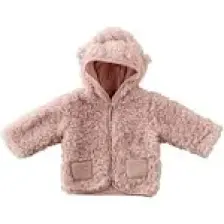 Andywawa Kız Bebek Mont Coat Plush Puppy Gazelle AC25058