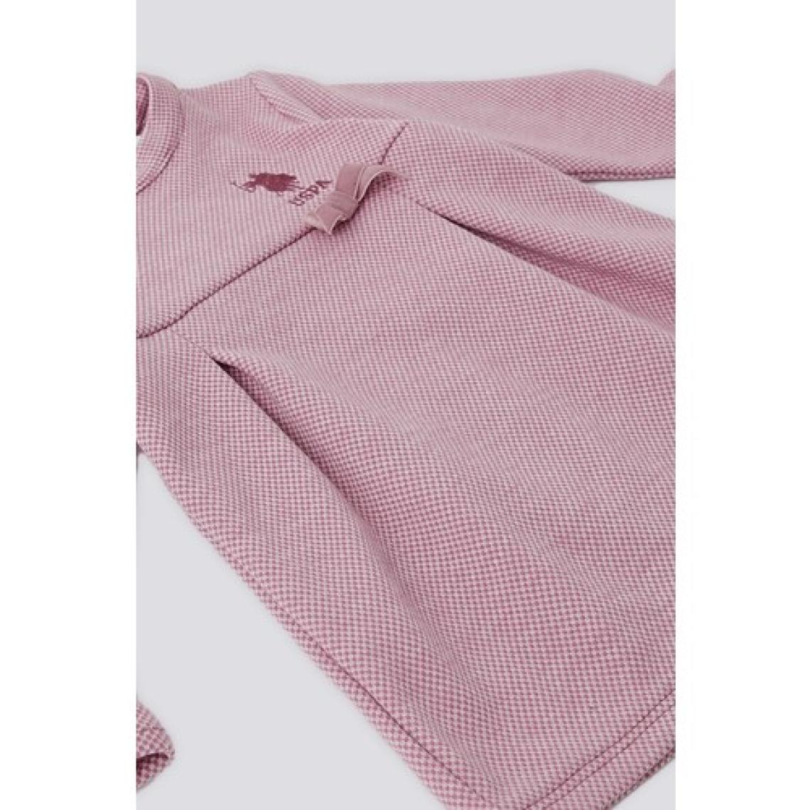 U.S. Polo Assn. Pembe Kurdaleli Bebek Elbise
