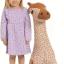 HelloBaby  Basic Kız Kalp Desenli Fırfırlı Elbise Kız Bebek
