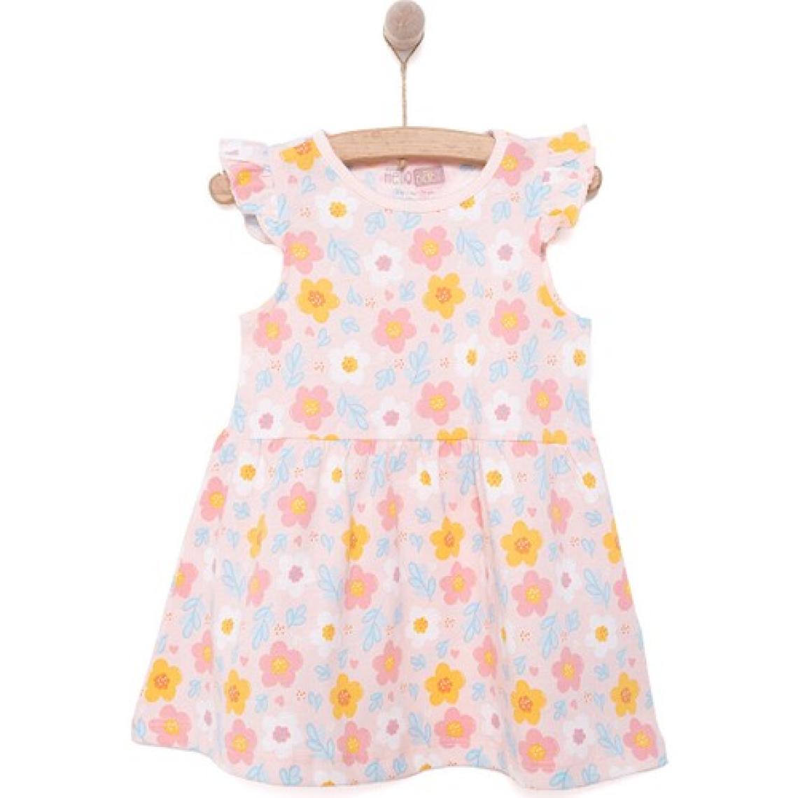 Hellobaby Basic Kız Papatya Desenli Elbise Kız Bebek