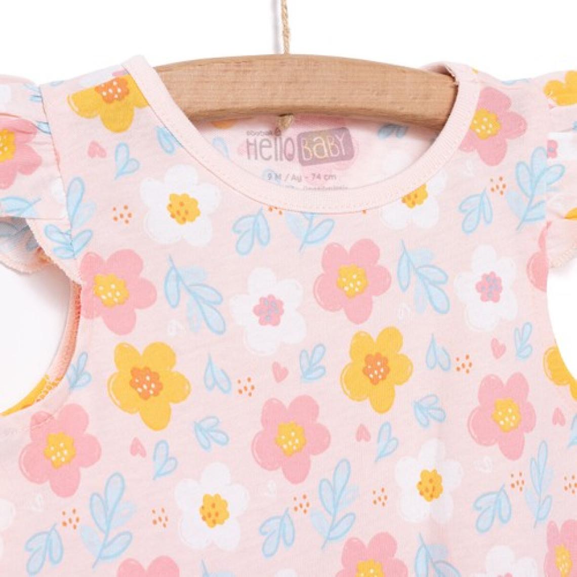 Hellobaby Basic Kız Papatya Desenli Elbise Kız Bebek