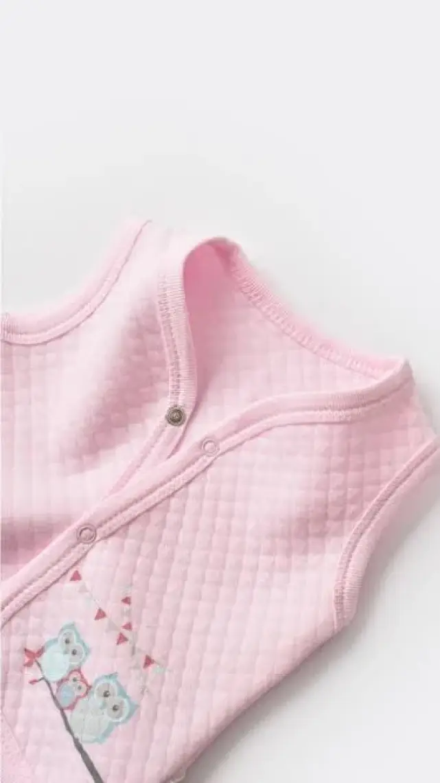 Bibaby Yelek Kapitone Smile Colors Pembe